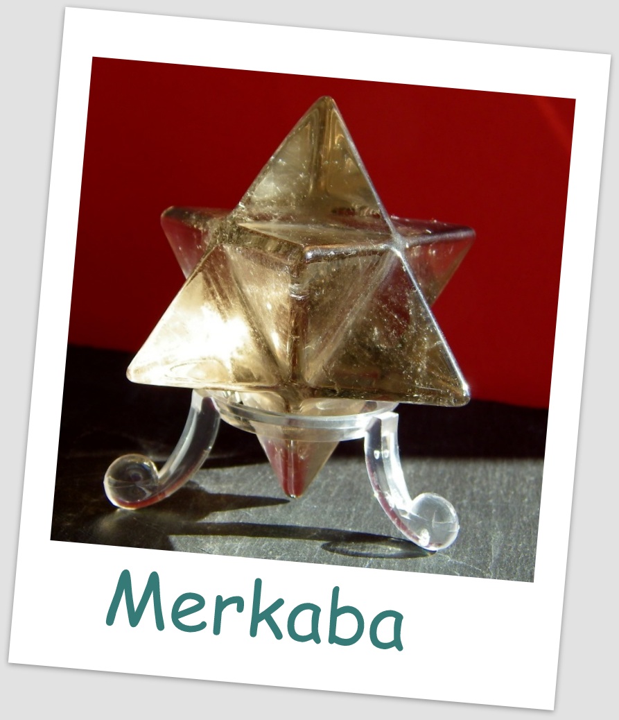quartz fumé forme merkaba pierre naturelle