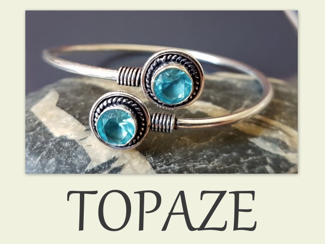 pierre naturelle topaze