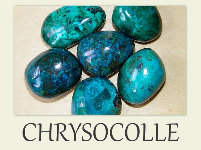 pierre naturelle chrysocolle