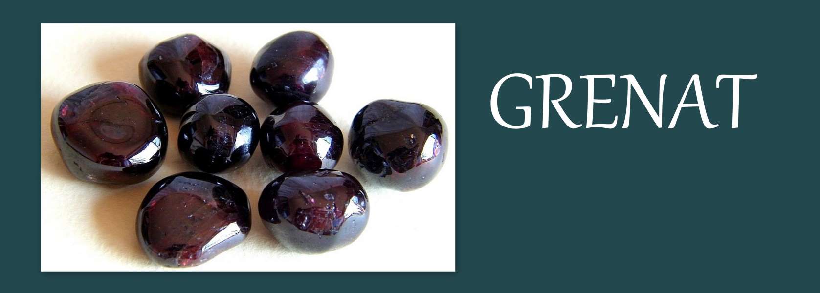 pierre naturelle grenat