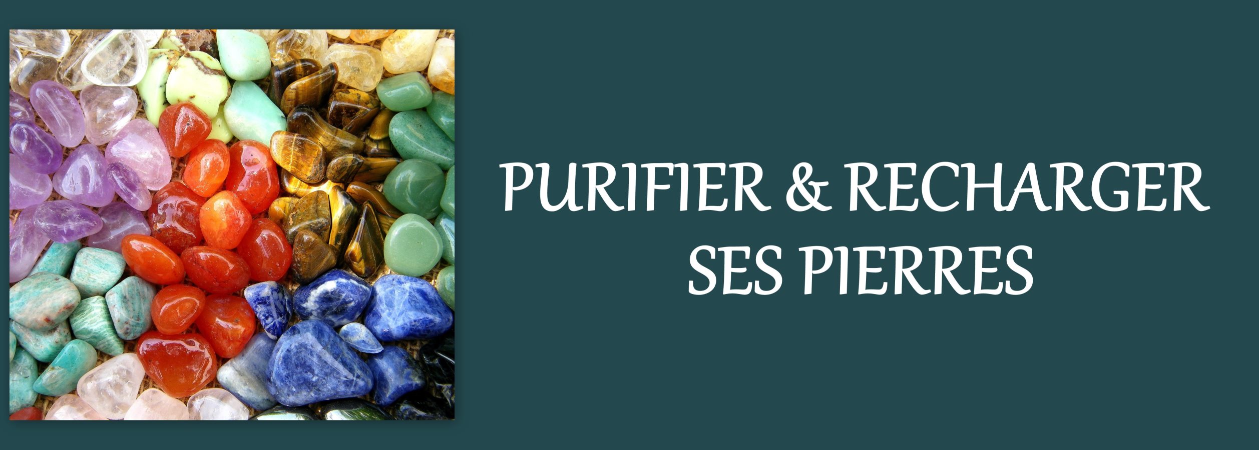 purification et rechargement des minéraux et pierres naturelles