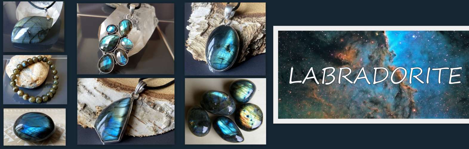 Collection en Labradorite, pierre de lumière et de protection