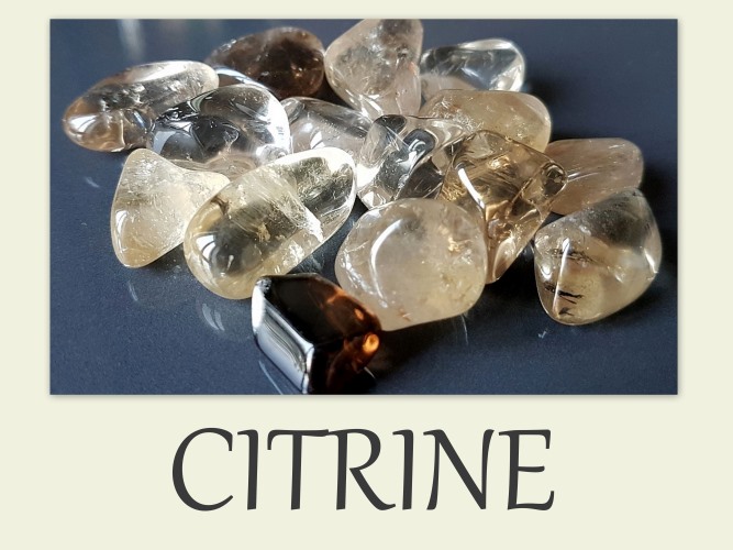 pierre naturelle citrine