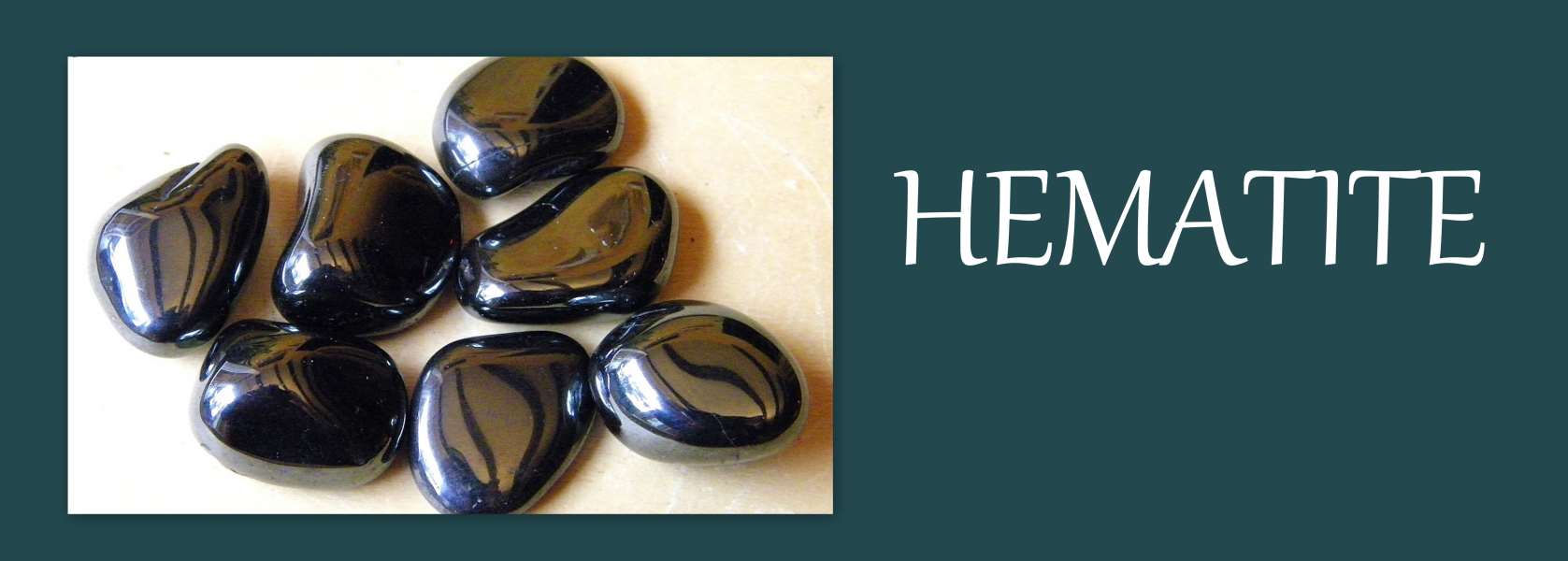 pierre naturelle hematite