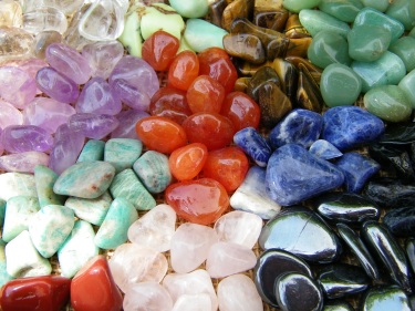 pierres minérales roulées naturelles