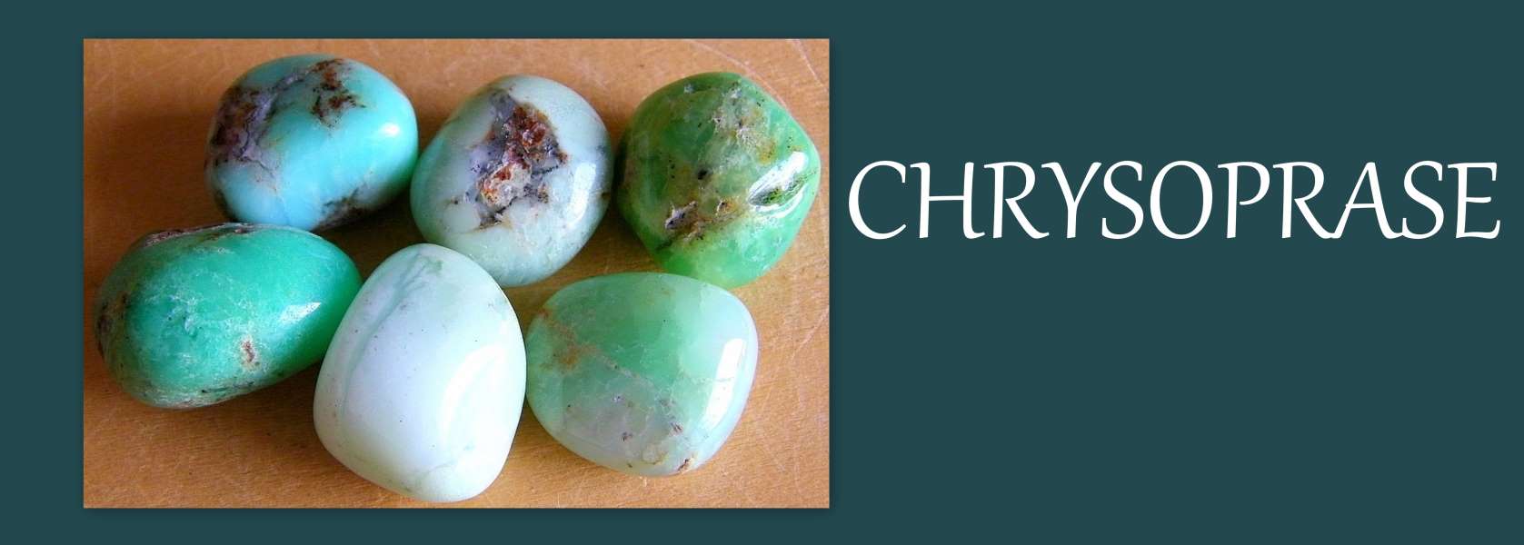 pierre naturelle chrysoprase