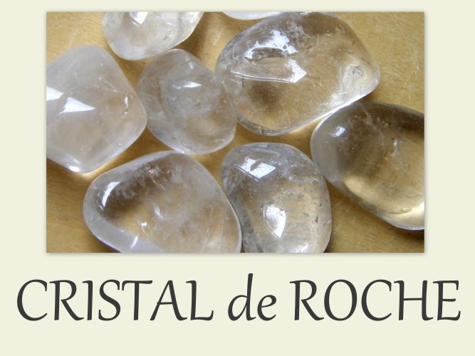 pierre naturelle cristal de roche