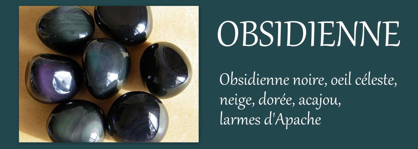 pierre naturelle obsidienne