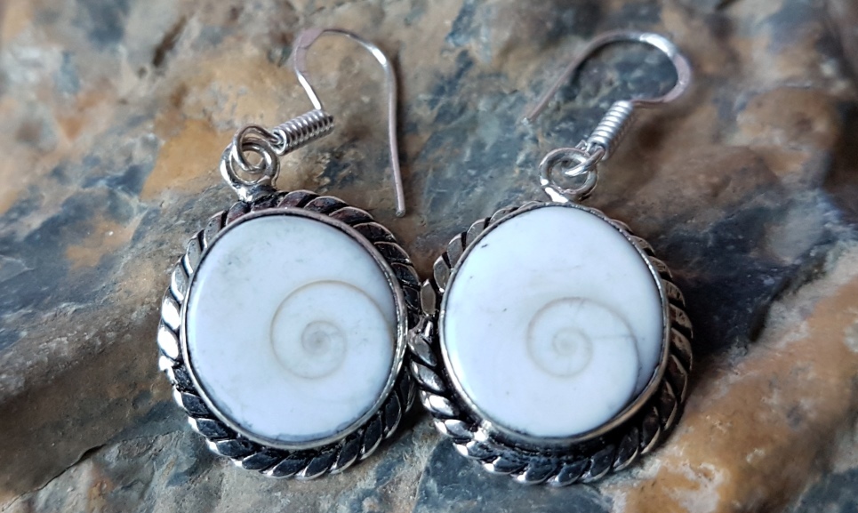 oeil sainte lucie boucles oreilles argent pierres naturelles