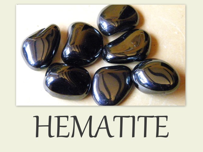 pierre naturelle hematite