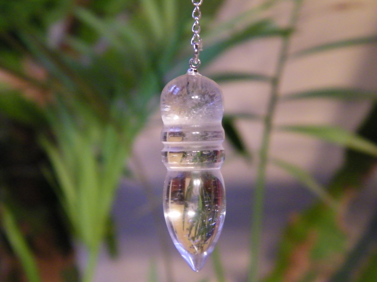 pendule radiesthésie égyptien cristal de roche