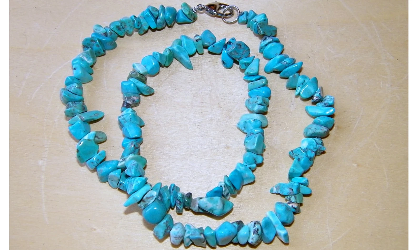 Chinese Turquoise Chips Necklace