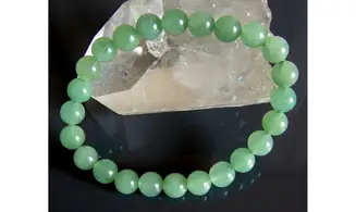Aventurine verte pierres Boules bracelet