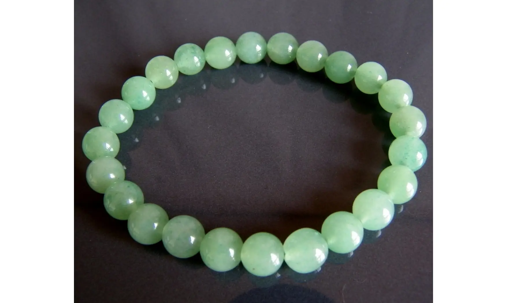 Aventurine verte pierres Boules bracelet