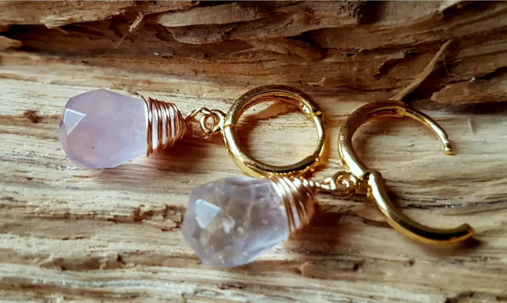 Amethyst Earrings Teardrop