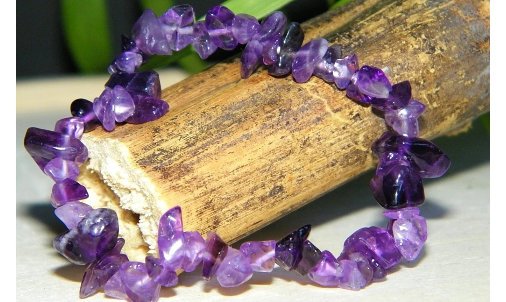 Améthyste pierres Baroque bracelet