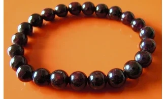 Garnet Round beads Bracelet
