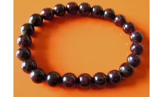 Garnet Round beads Bracelet