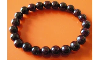 Garnet Round beads Bracelet