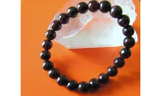 Garnet Round beads Bracelet