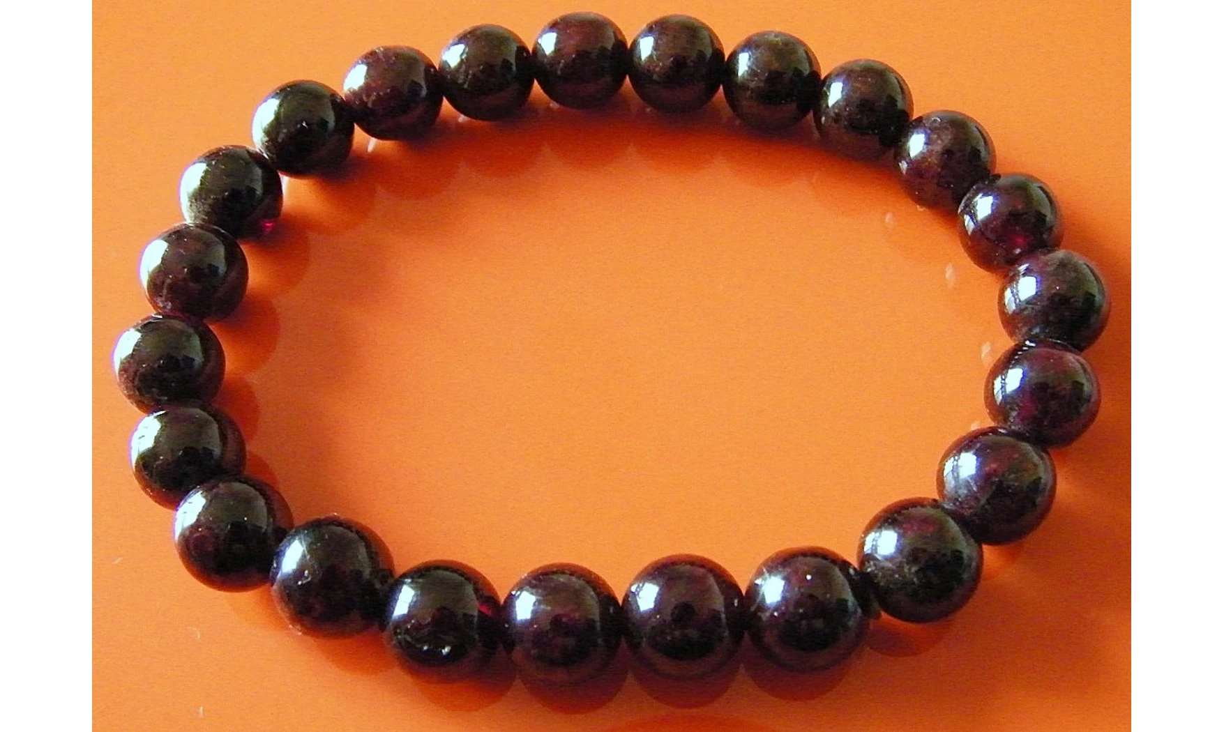 Garnet Round beads Bracelet