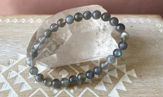 Labradorite pierres Boules bracelet