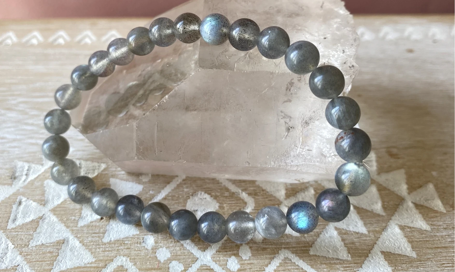Labradorite pierres Boules bracelet