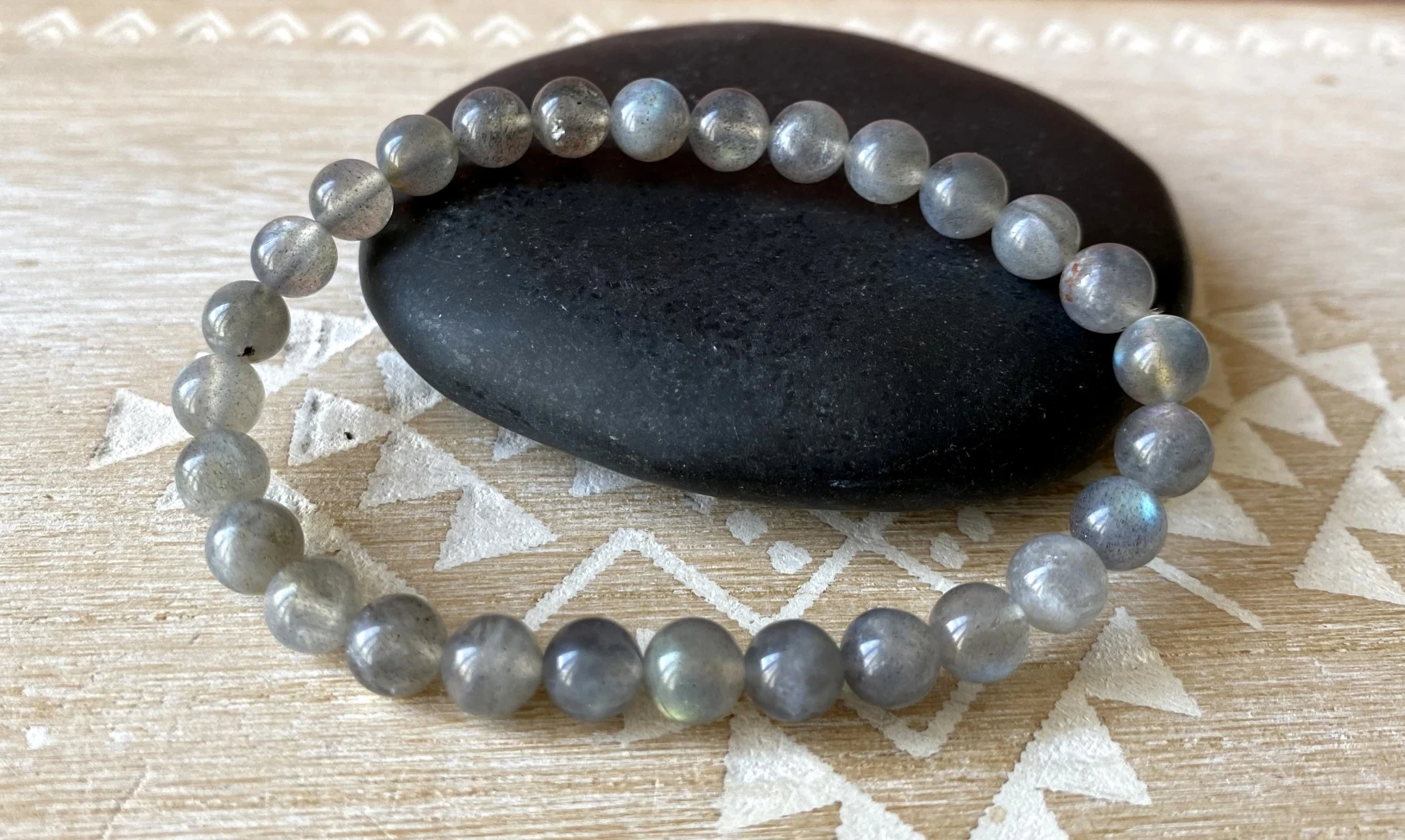 Labradorite pierres Boules bracelet