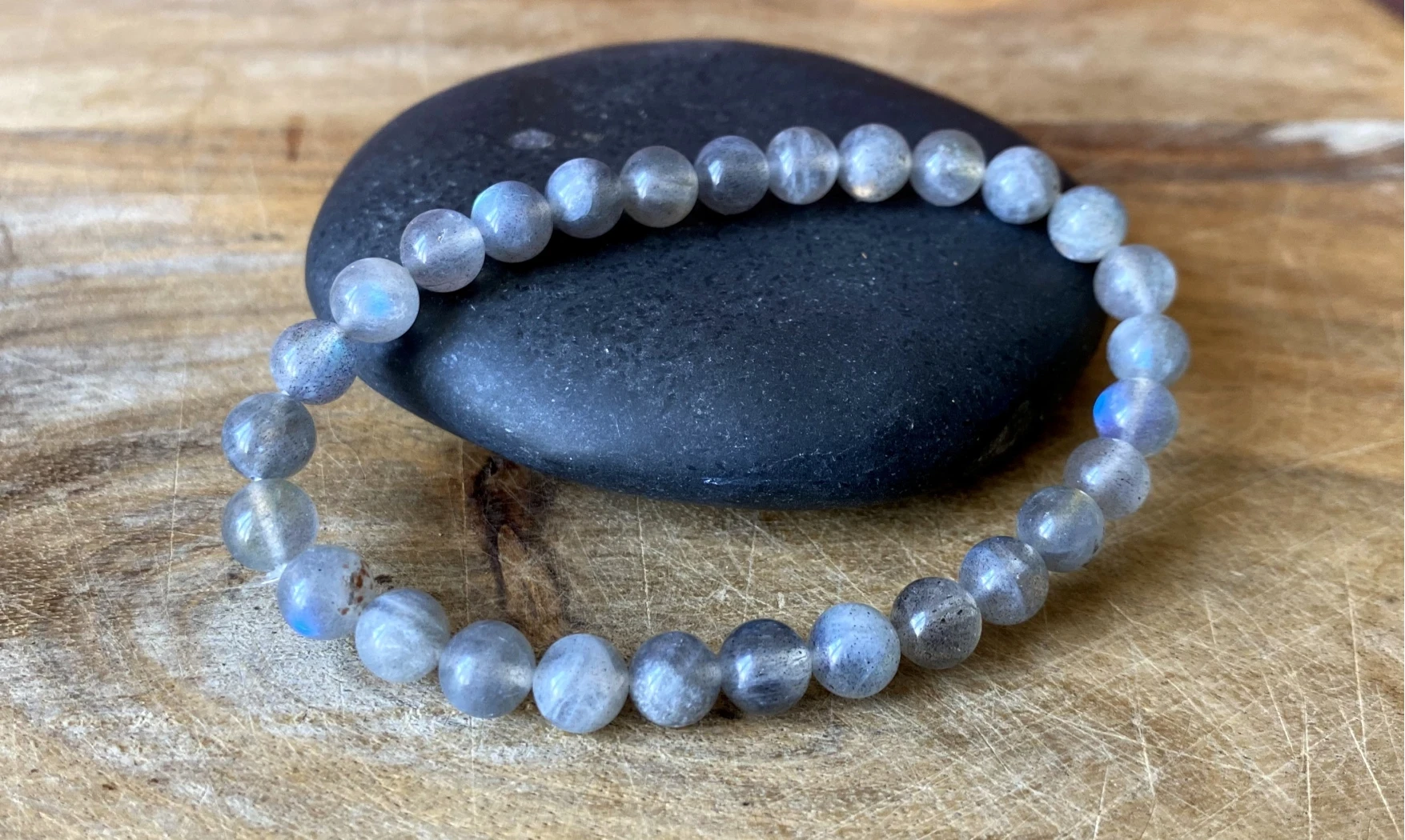 Labradorite pierres Boules bracelet
