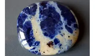Sodalite Galet 9 pierre plate