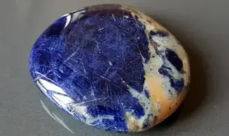 Sodalite Galet 10 pierre plate