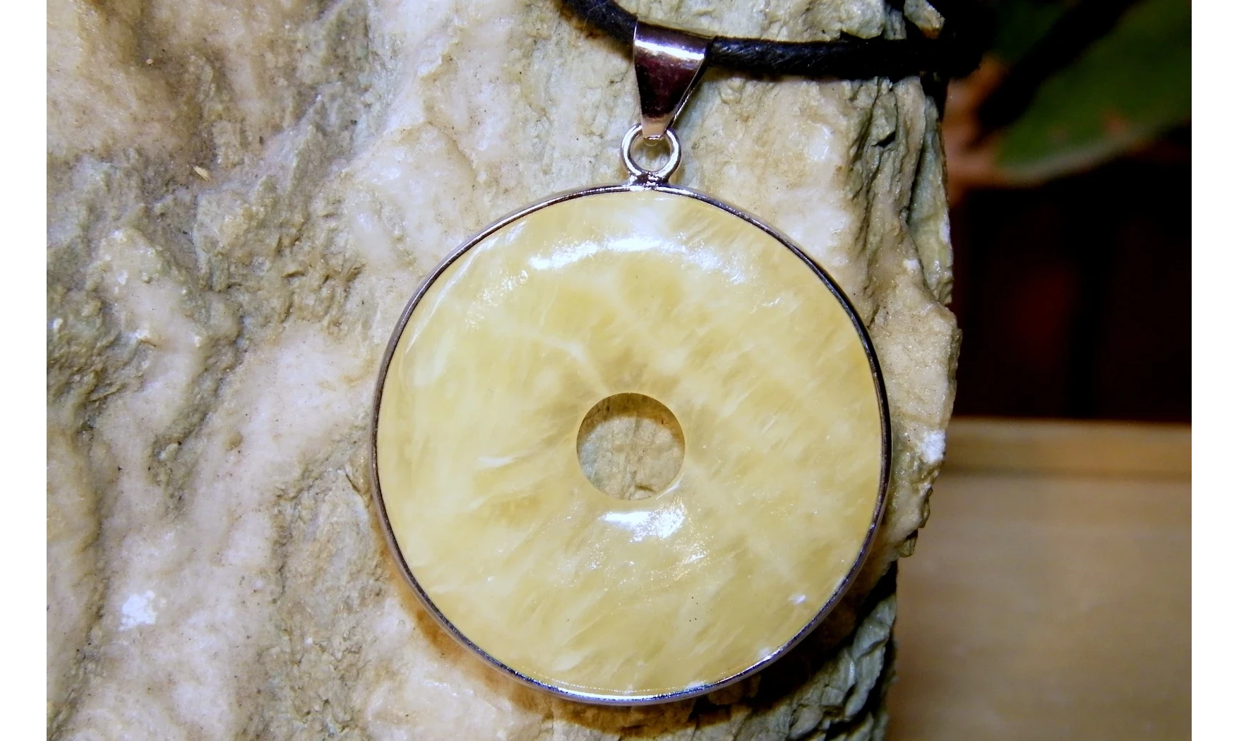 Orange Calcite Large Donuts