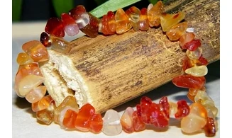 Cornaline pierres Baroque bracelet
