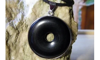 Onyx noir Pi Cerclé pierre
