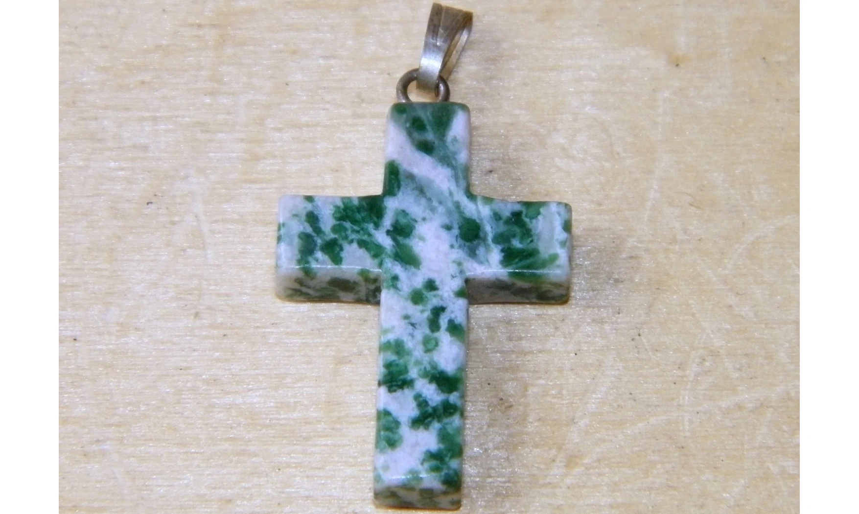Croix Agate Arbre pierre pendentif