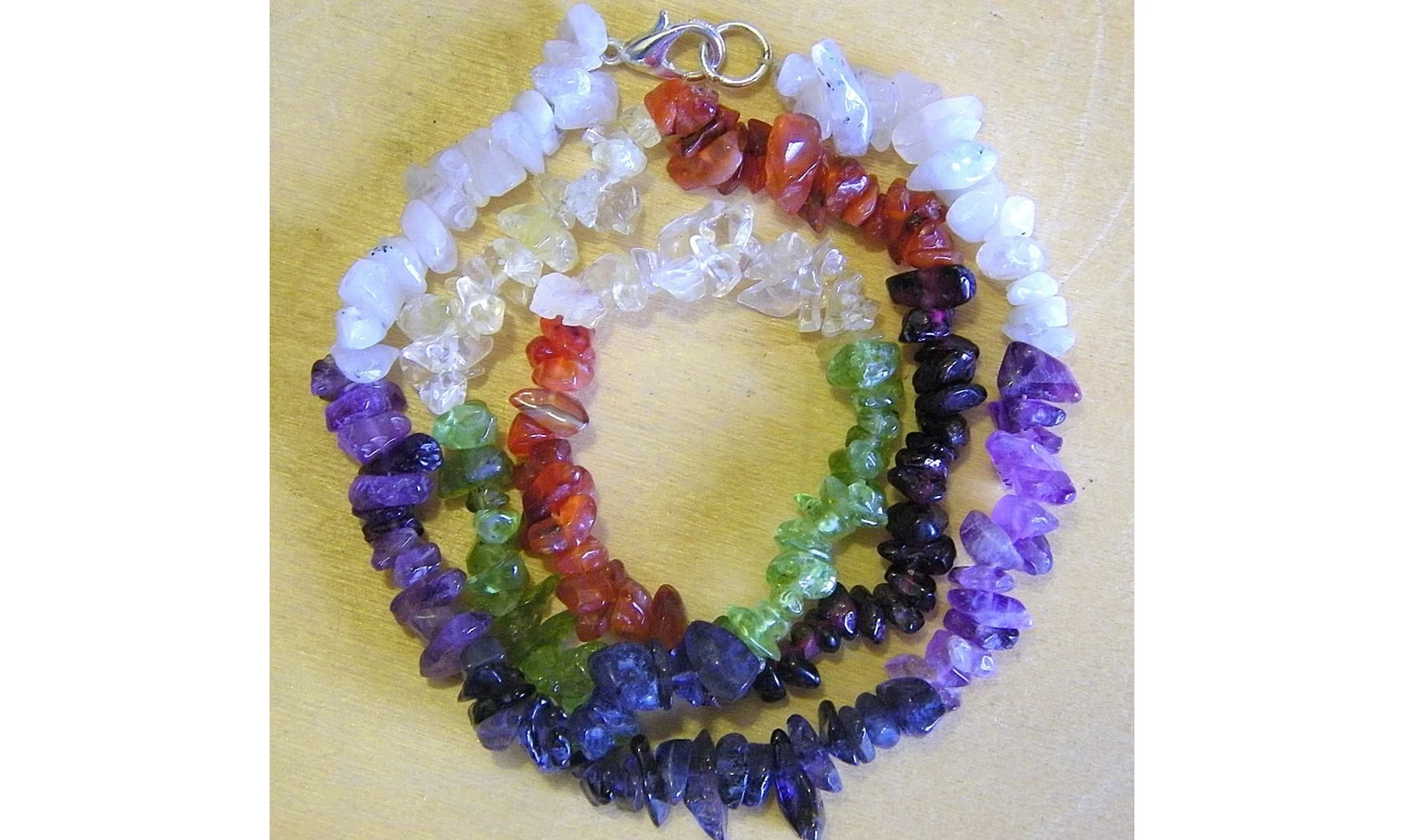 7 Chakras Chips Necklace