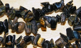 Hawk's eye Chips Necklace