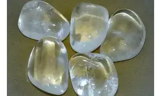 Rock Crystal large tumbled stone