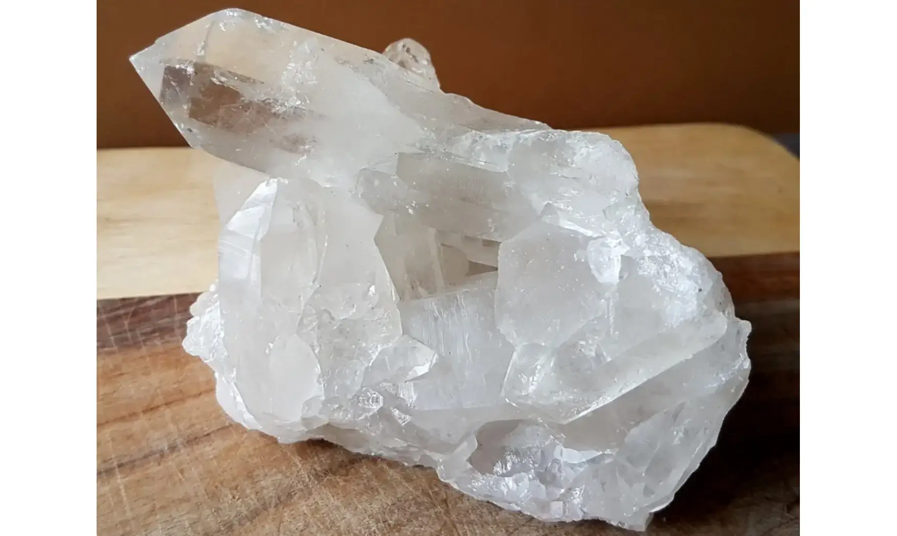 Cristal de roche Gerbe Pierre Brute 10
