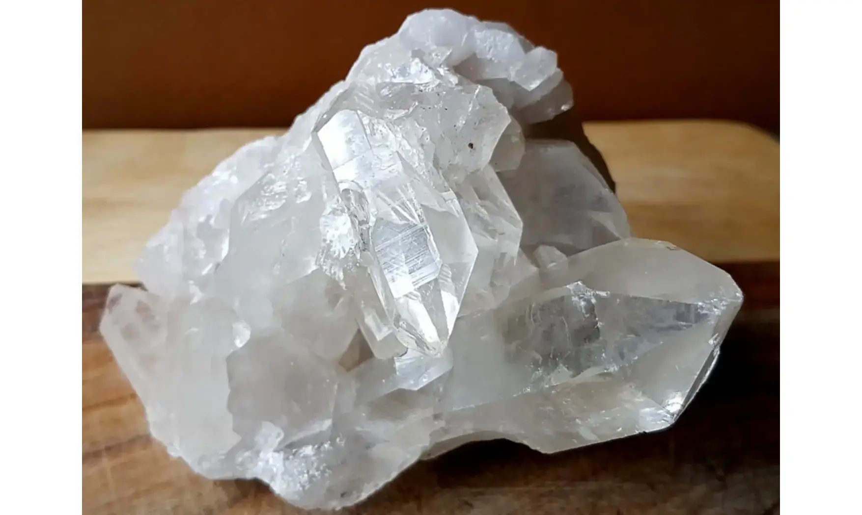 Cristal de roche Gerbe Pierre Brute 10
