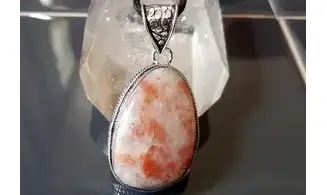 Pierre de Soleil pendentif & Argent