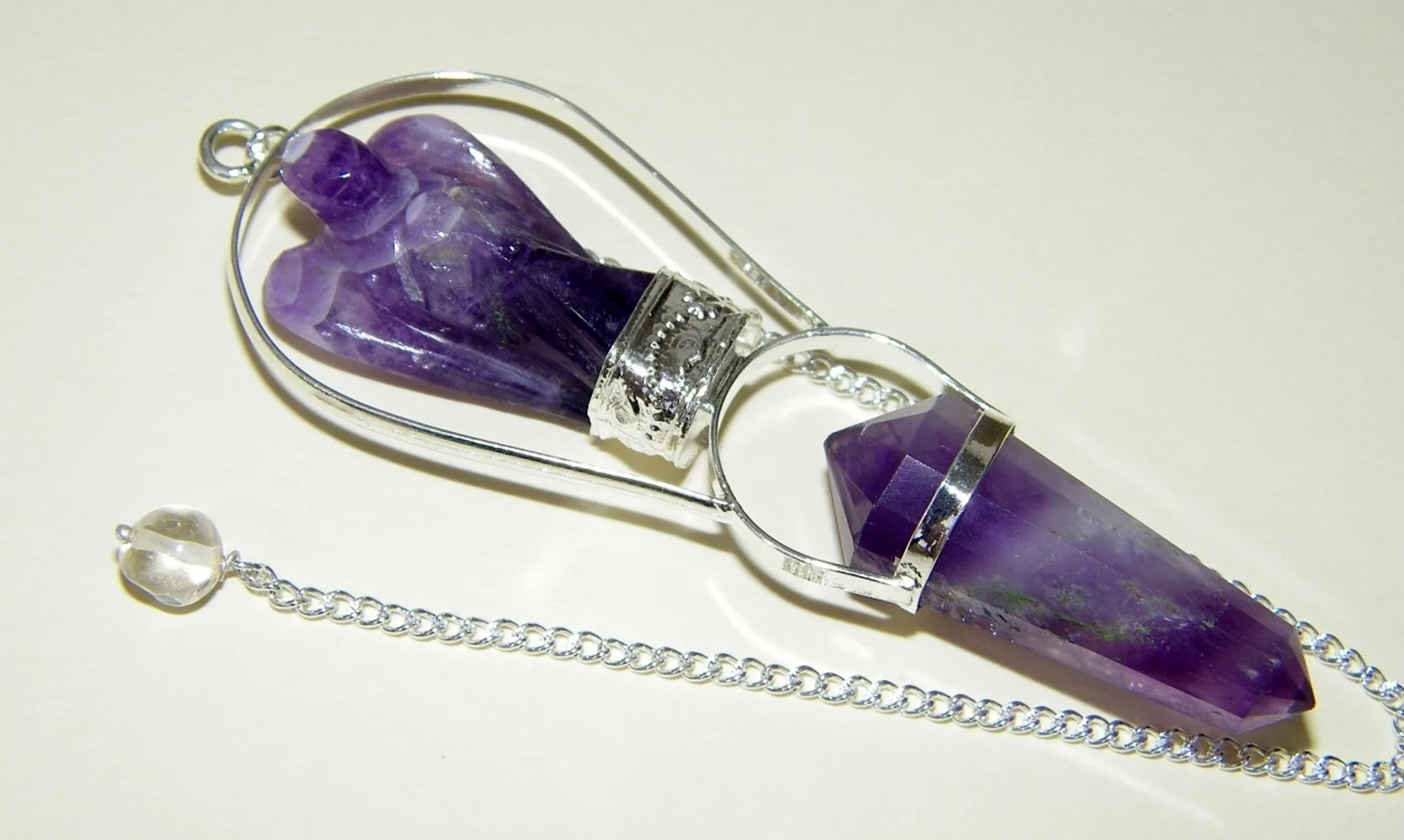 Amethyst Angel Pendulum