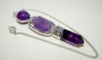 Amethyst double tip Pendulum