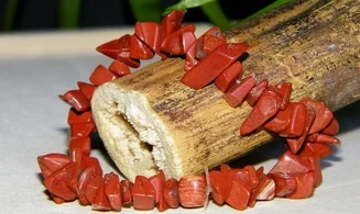 Jaspe Rouge pierres Baroque bracelet