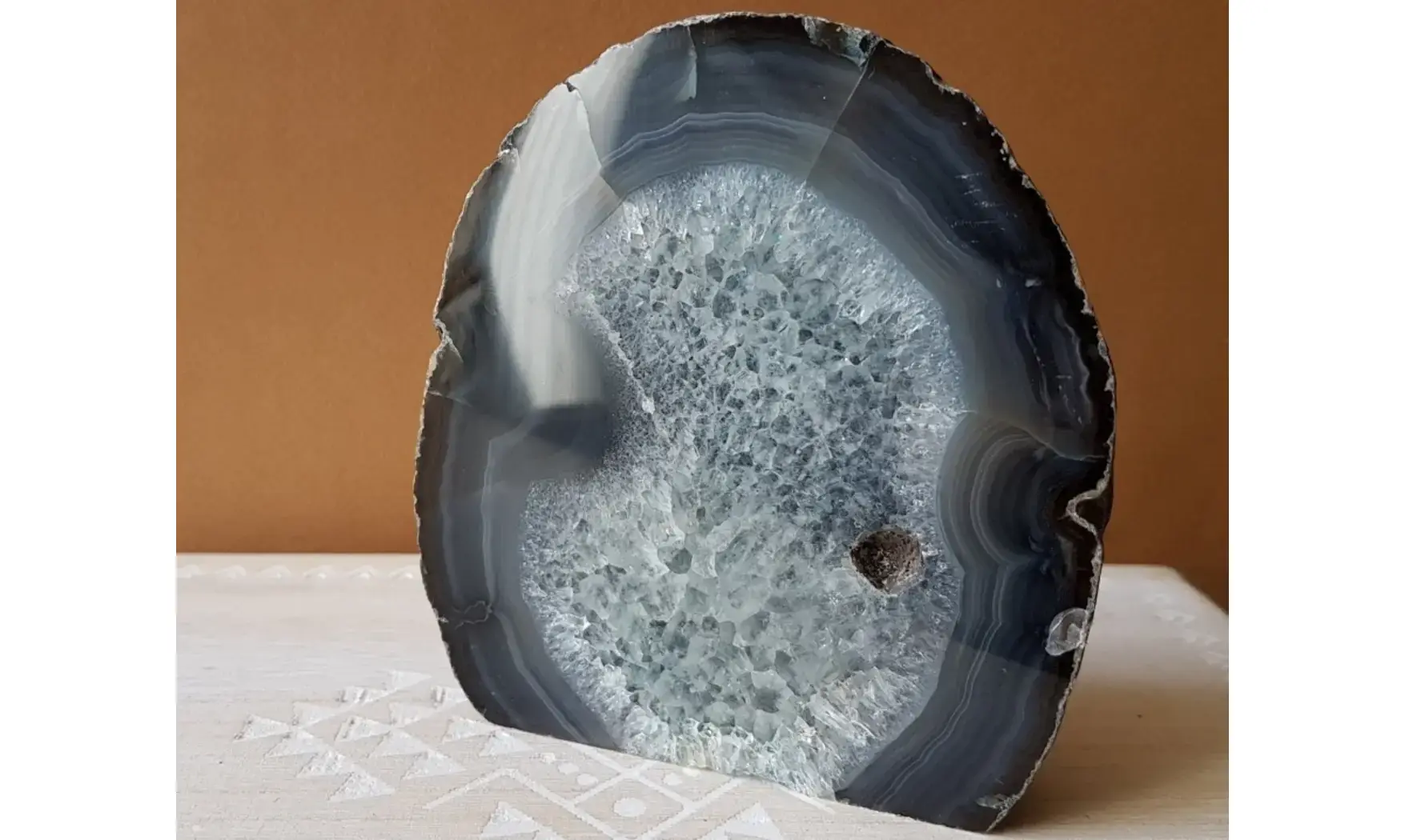 Agate Géode 3 Cristaux