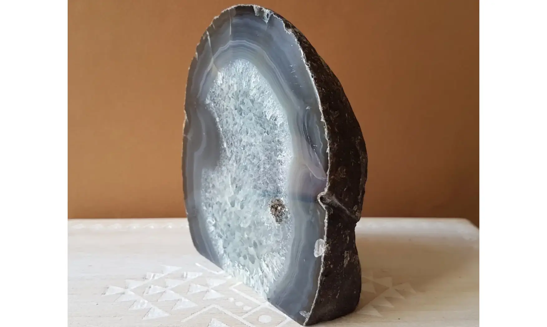 Agate Géode 3 Cristaux