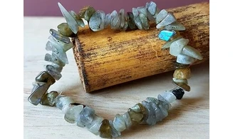 Labradorite pierres Baroque bracelet