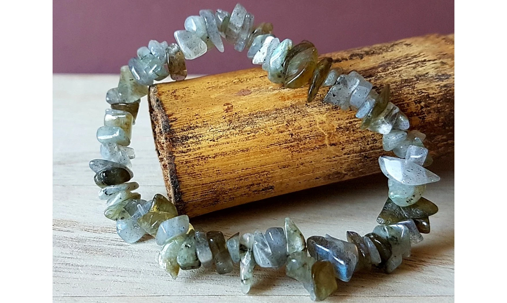 Labradorite pierres Baroque bracelet