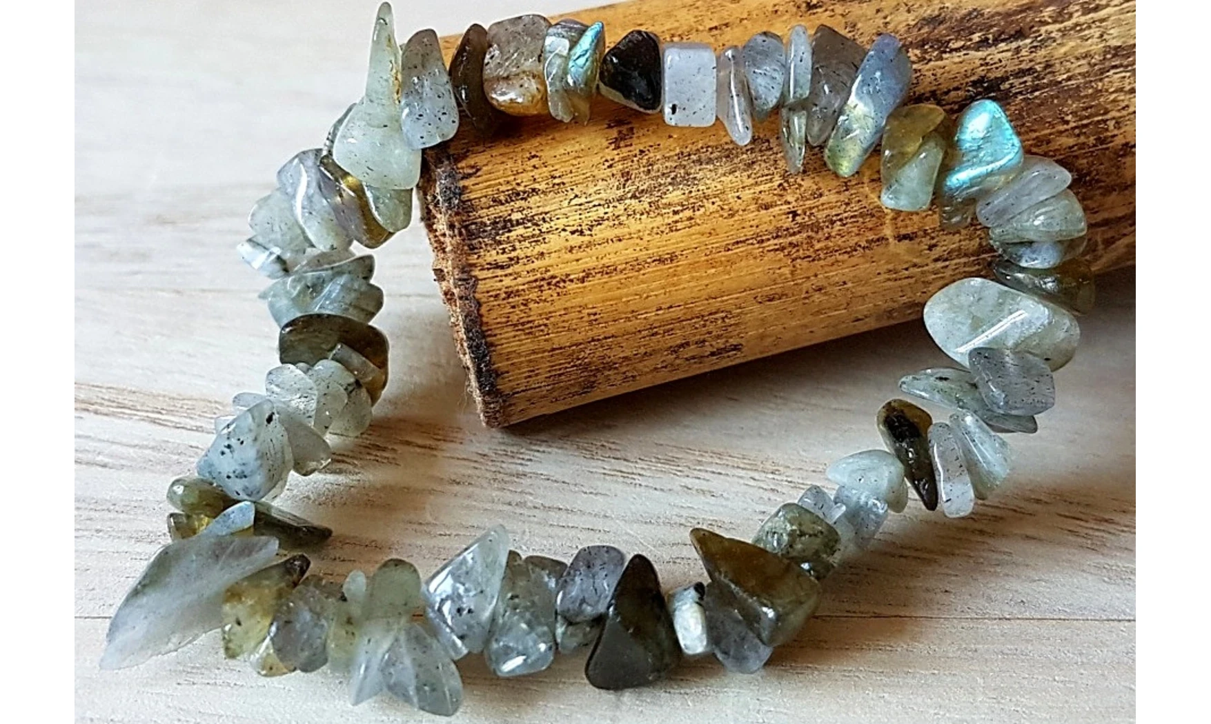 Labradorite pierres Baroque bracelet
