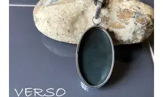 Obsidienne Oeil Céleste pendentif